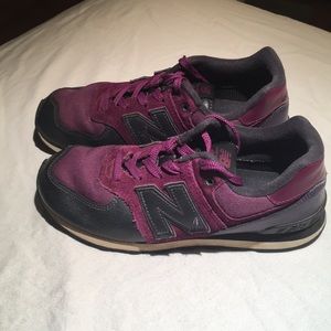 New Balance Kids Purple Sneakers Size US 4.5